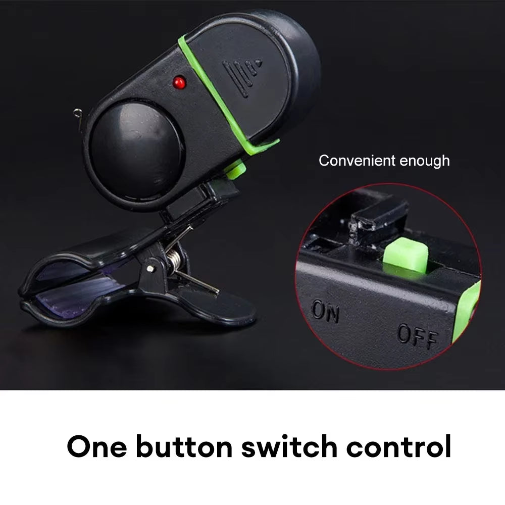 1PCS LED Light Fishing Alarms Fishing Line Gear Alert Indicator Buffer Portable Carp Bite Alarm Fishing Rod Loud Alarm Fishing