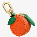 Mini Cherry Fruit Shape Coin Purse Strawberry Cute PU Leather Pendant Korean Style Keychain Earphone Bag Mini Storage Bag